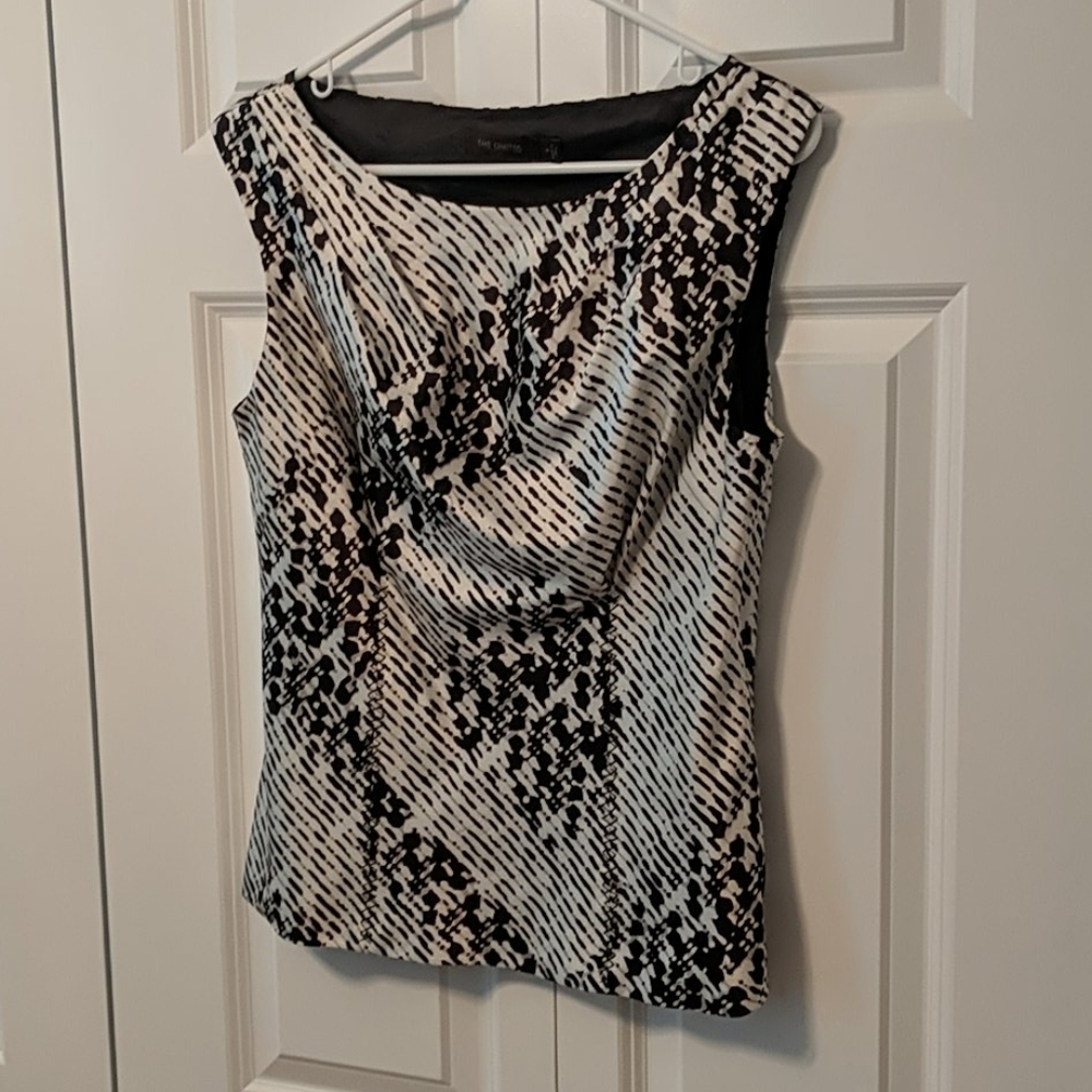 The Limited - Black/ Cream shell, boat neck